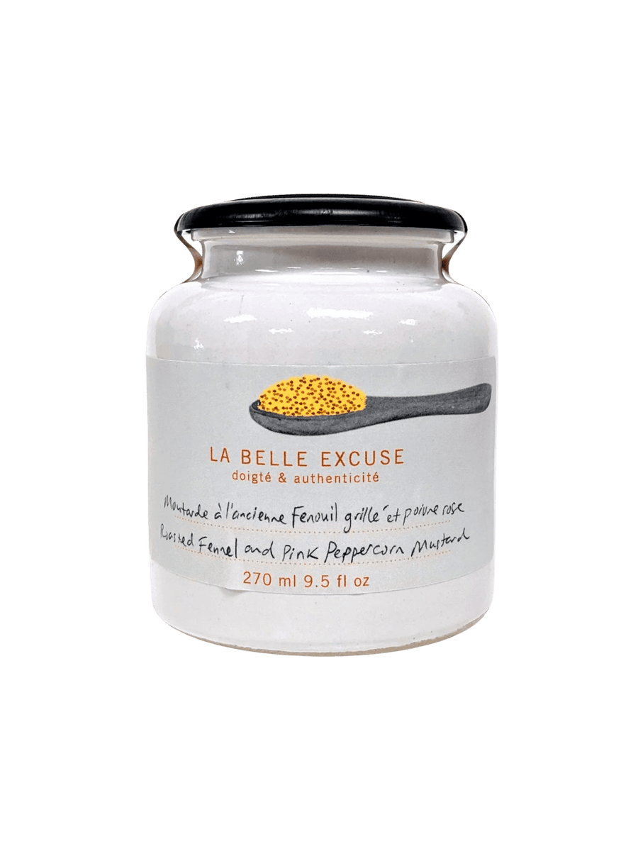La Belle Excuse Old-Fashioned Mustard - Roasted Fennel and Pink Peppercorn | 270ml | Twentyseven Toronto