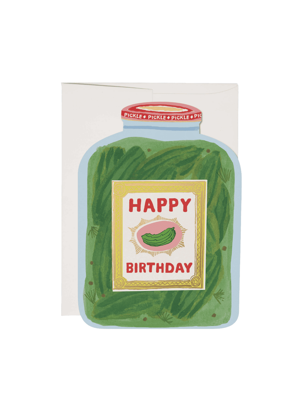 Red Cap Cards Pickle Birthday Card by Danielle Kroll | Twentyseven Toronto