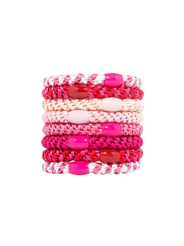 L. Erickson Grab & Go Ponytail Holders 8 Pack - Think Pink | Twentyseven Toronto