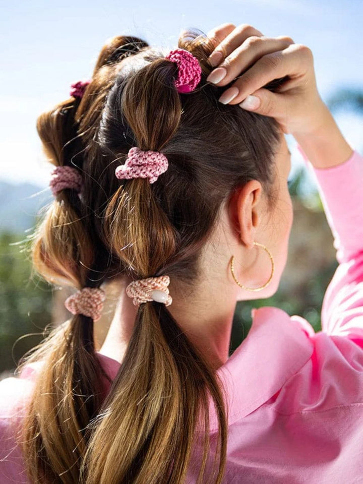 L. Erickson Grab & Go Ponytail Holders 8 Pack - Think Pink | Twentyseven Toronto