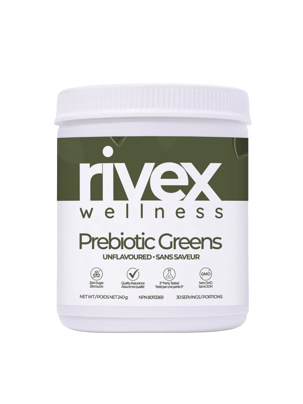 Rivex Wellness Prebiotic Greens - Unflavoured 240g | Twentyseven