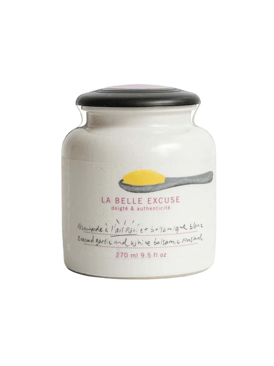 La Belle Excuse Roasted Garlic and White Balsamic Mustard | 270ml | Twentyseven Toronto
