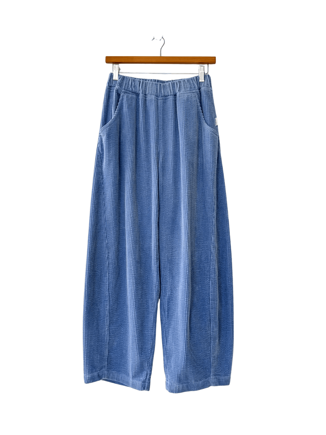 Le Bon Shoppe Soft Corduroy Arc Pants in Blue | Twentyseven Toronto