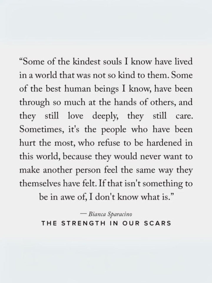 The Strength In Our Scars