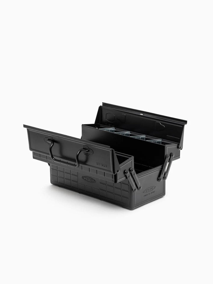 Toyo Steel Two Tier ST-350 Toolbox - Black | Twentyseven Toronto