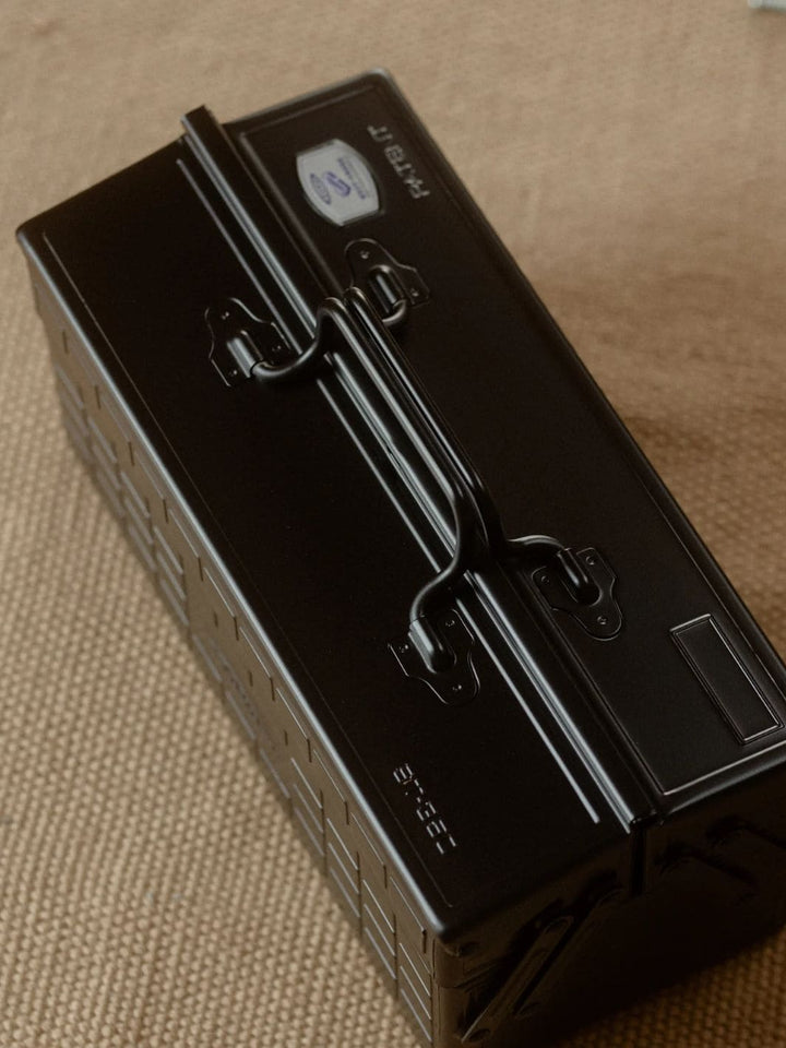 Toyo Steel Two Tier ST-350 Toolbox - Black | Twentyseven Toronto