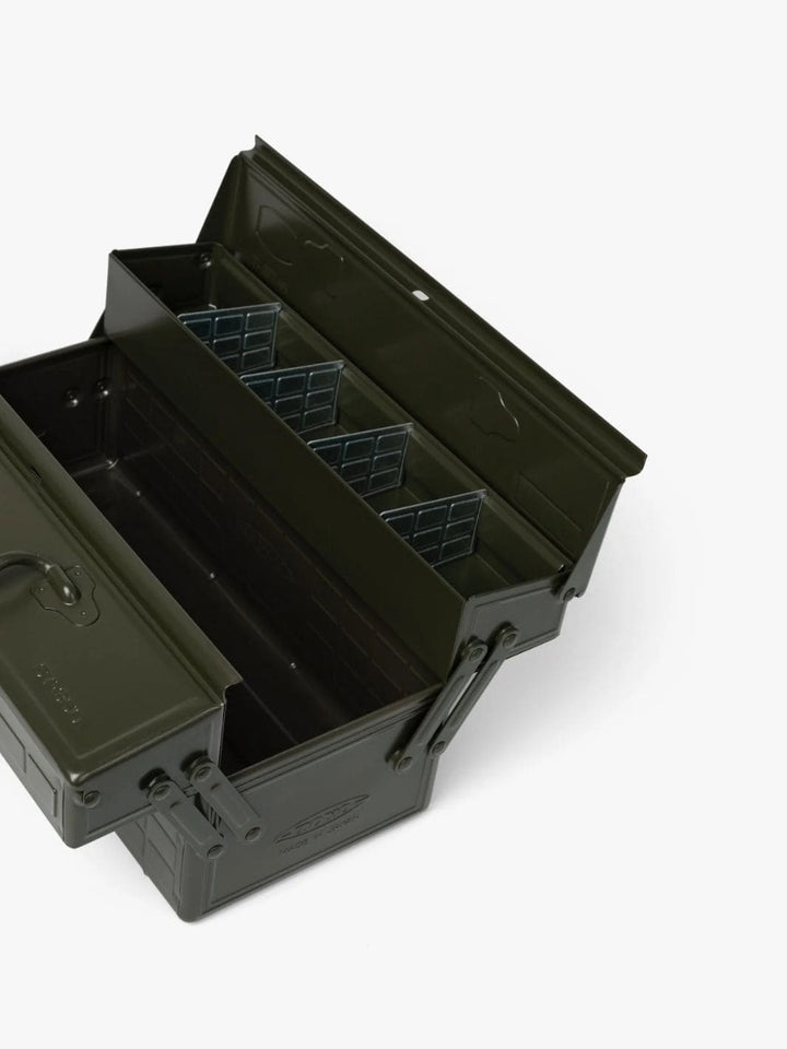 Toyo Steel Two Tier ST-350 Toolbox - Military Green | Twentyseven Toronto