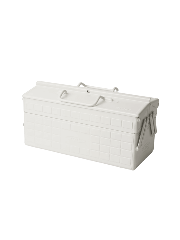 Toyo Steel Two Tier ST-350 Toolbox - White | Twentyseven Toronto