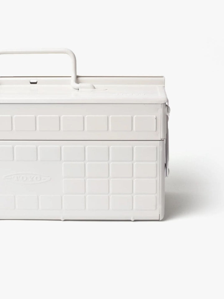 Toyo Steel Two Tier ST-350 Toolbox - White | Twentyseven Toronto