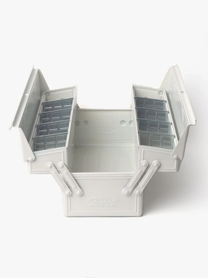 Toyo Steel Two Tier ST-350 Toolbox - White | Twentyseven Toronto