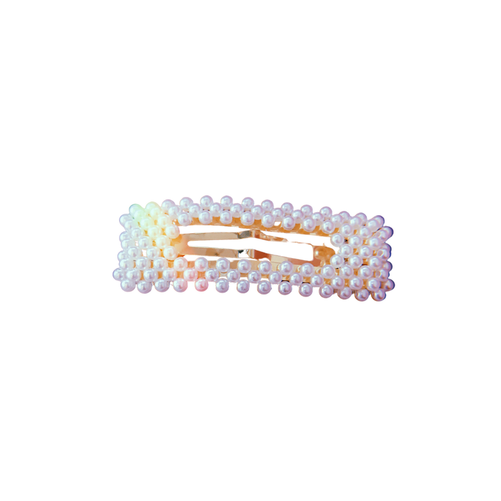 Rectangular Pearl hair Clip