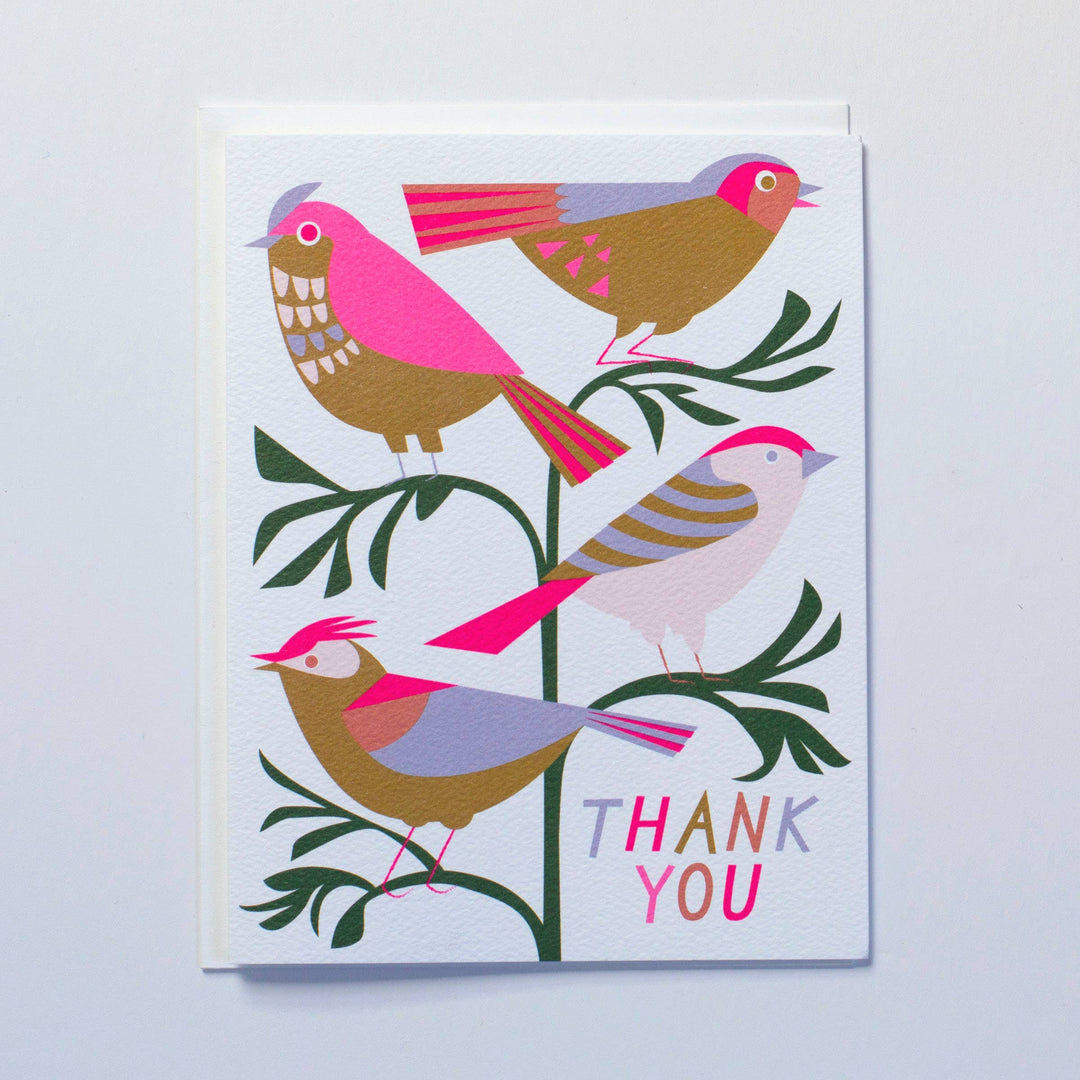 Song Bird Thank You Note Card