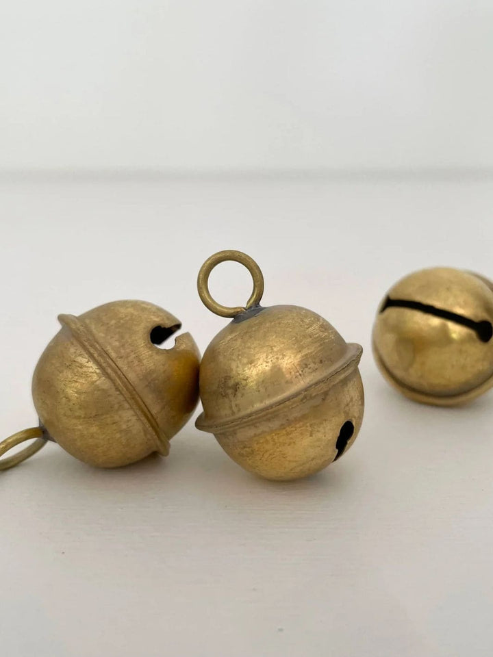 Fort & Field 1 1/4" Small Brass Jingle Sleigh Bells | Twentyseven Toronto