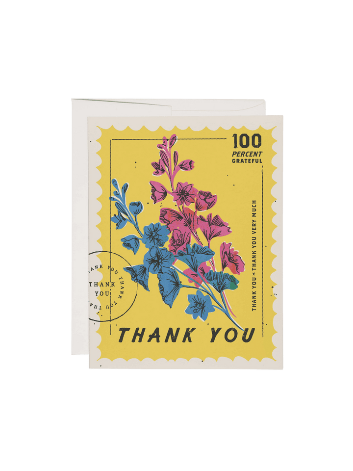Red Cap Cards 100 Percent Thank You Greeting Card | Twentyseven Toronto