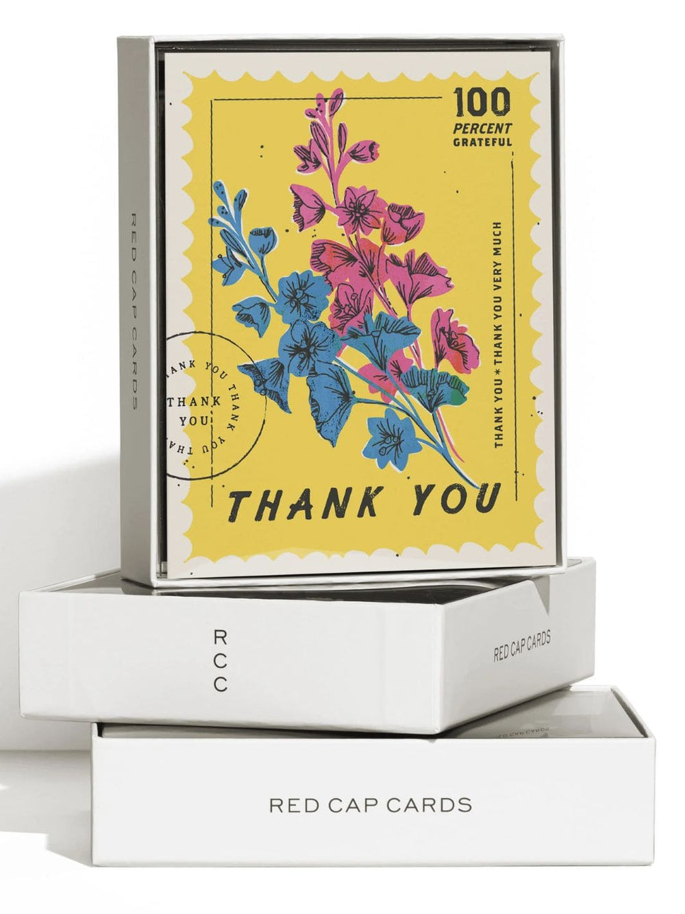Red Cap Cards 100 Percent Thank You Greeting Card | Twentyseven Toronto