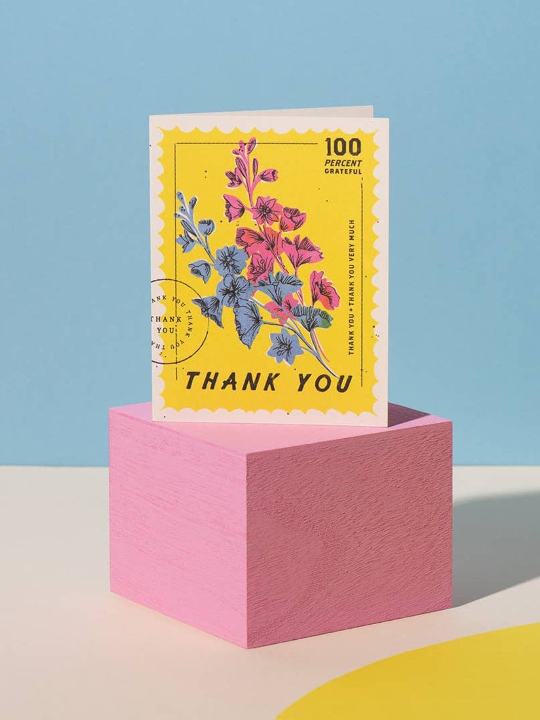 Red Cap Cards 100 Percent Thank You Greeting Card | Twentyseven Toronto