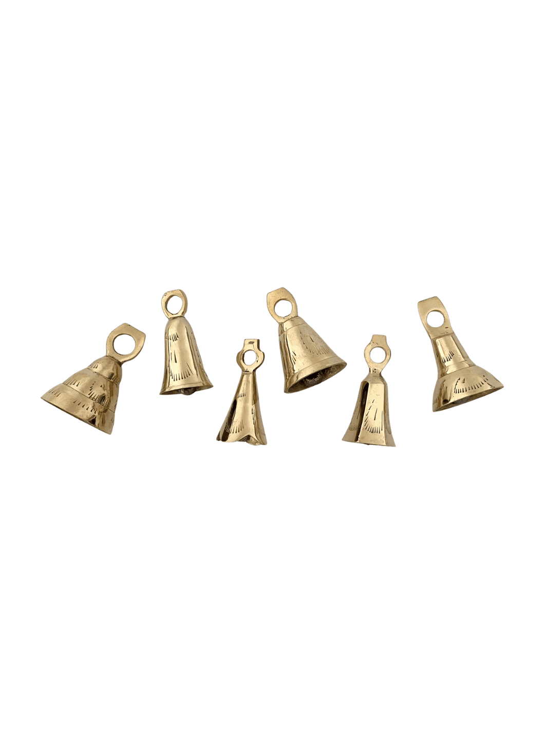 Fort & Field 2 1/2" Brass Flared And Tulip Bells w/ Metal Striker | Twentyseven Toronto