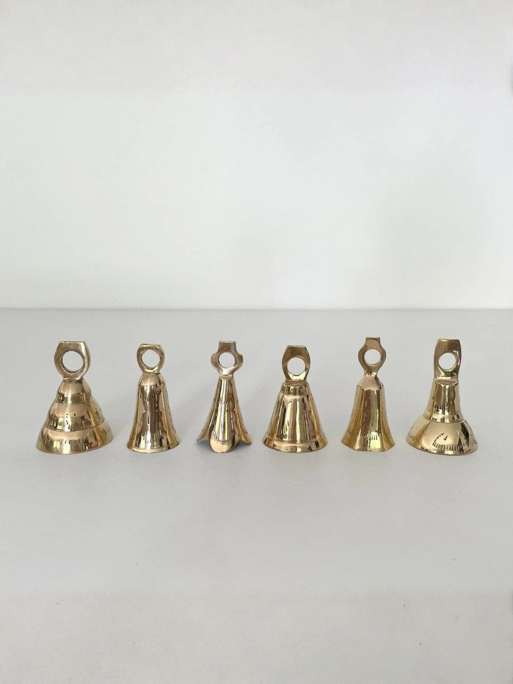 Fort & Field 2 1/2" Brass Flared And Tulip Bells w/ Metal Striker | Twentyseven Toronto
