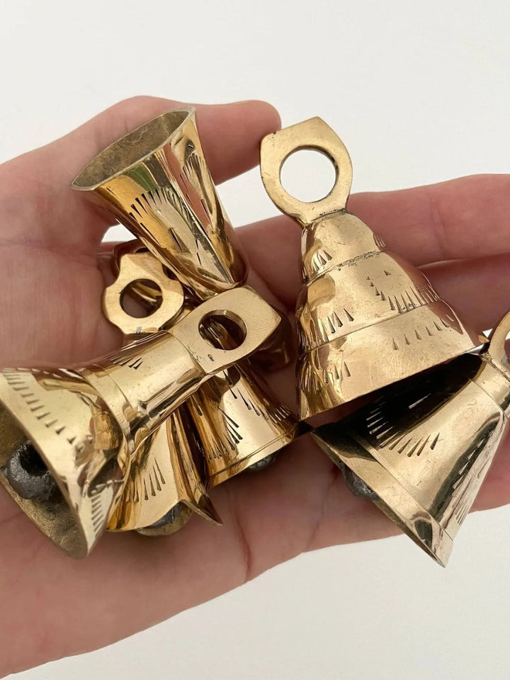 Fort & Field 2 1/2" Brass Flared And Tulip Bells w/ Metal Striker | Twentyseven Toronto