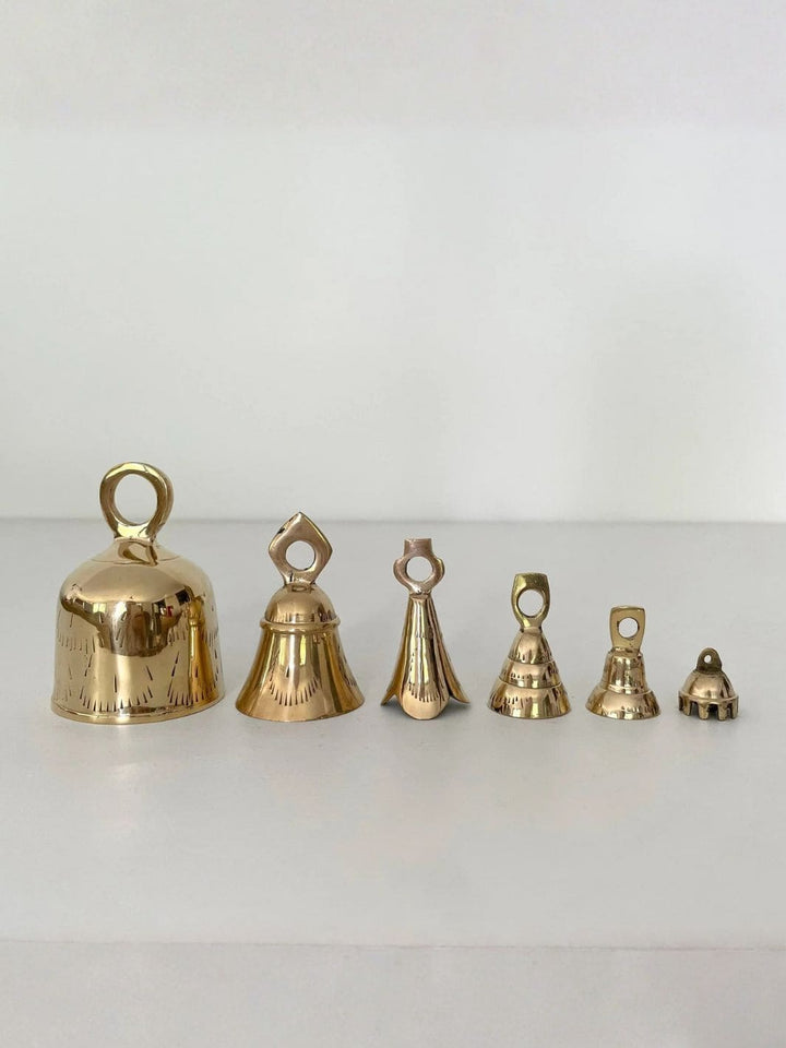 Fort & Field 2 1/2" Brass Flared And Tulip Bells w/ Metal Striker | Twentyseven Toronto