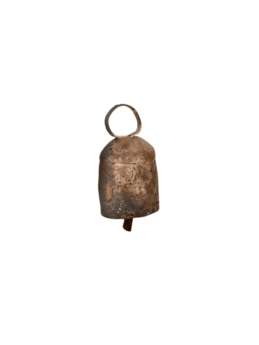 Fort & Field 2 1/4" Rustic Rounded Top Tin Brass Finish Medium Bell | Twentyseven Toronto