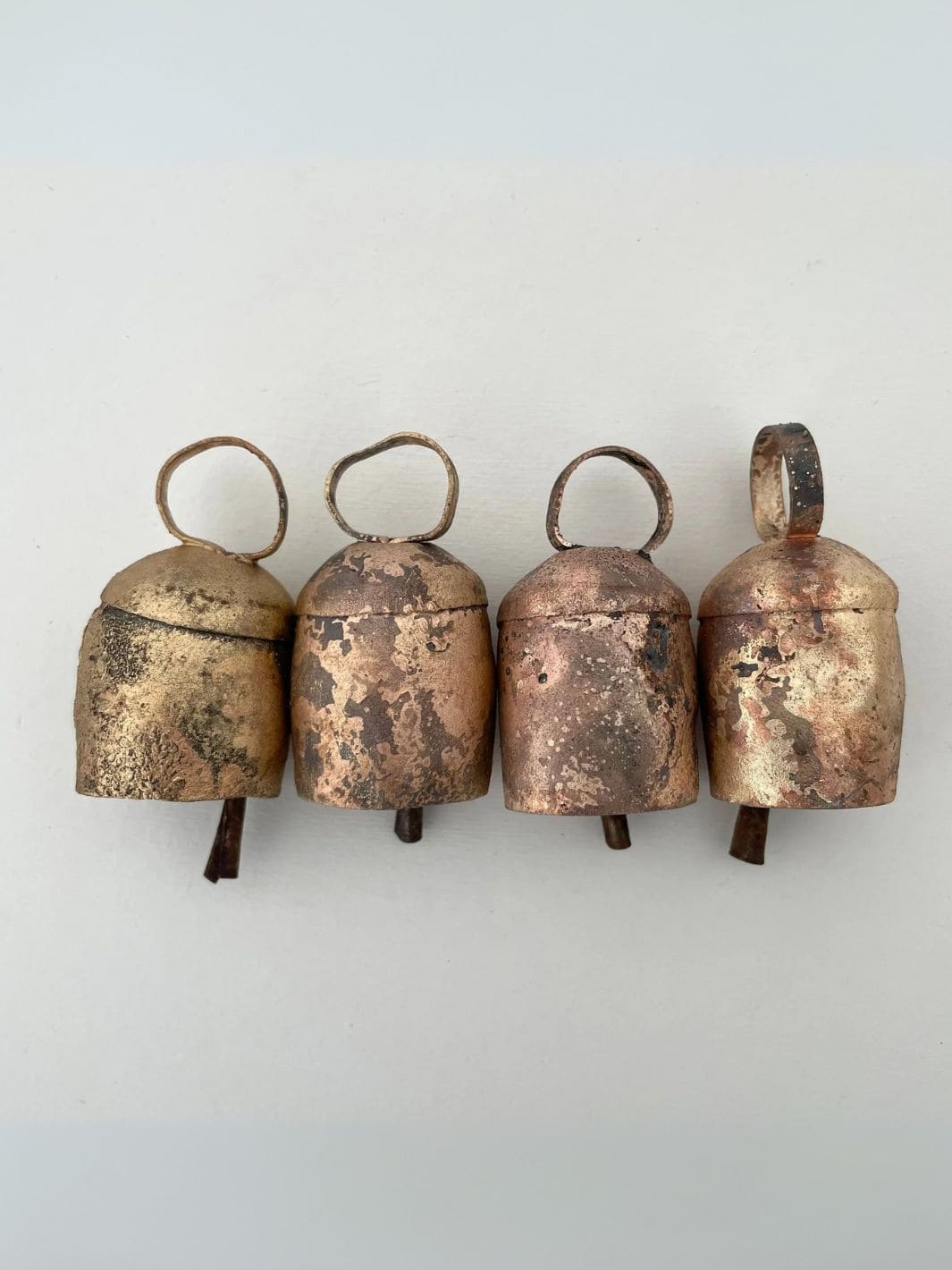 Fort & Field 2 1/4" Rustic Rounded Top Tin Brass Finish Medium Bell | Twentyseven Toronto