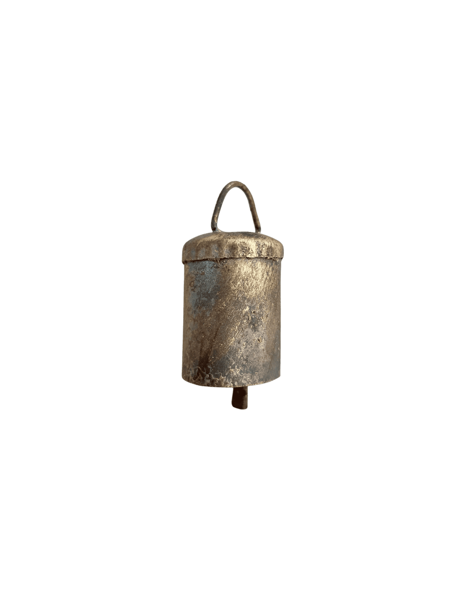 Fort & Field 2 1/4" Rustic Flat Top Tin Brass Finish Bell Metal Striker | Twentyseven Toronto