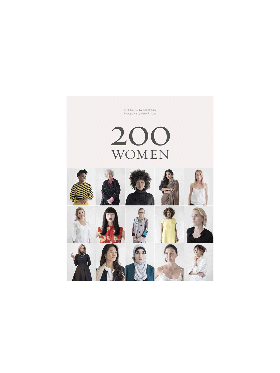 200 Women by Geoff Blackwell and Ruth Hobday, featuring a grid of portrait photography of women from around the world on the book cover | Twentyseven Toronto