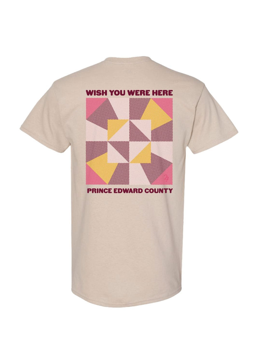 27 Wish You Were Here T-Shirt in Sand | Twentyseven Toronto