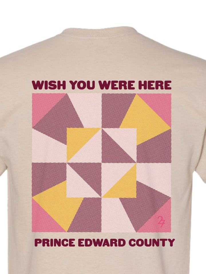 27 Wish You Were Here T-Shirt in Sand | Twentyseven Toronto