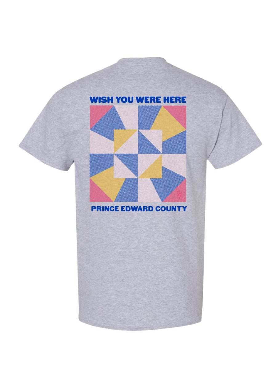 27 Wish You Were Here T-Shirt in Sports Grey | Twentyseven Toronto