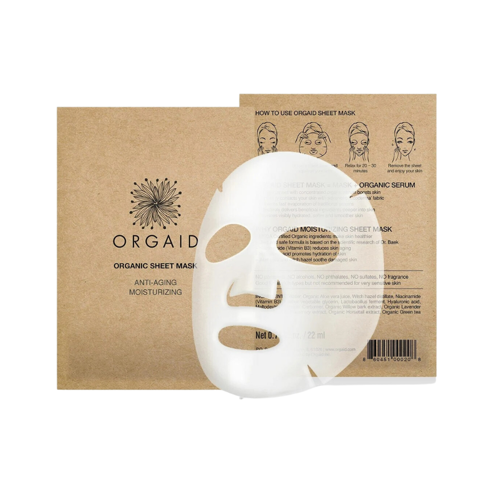 Twentyseven Toronto - ORGAID Anti-Aging & Moisturizing Organic Sheet Mask (4-Pack)