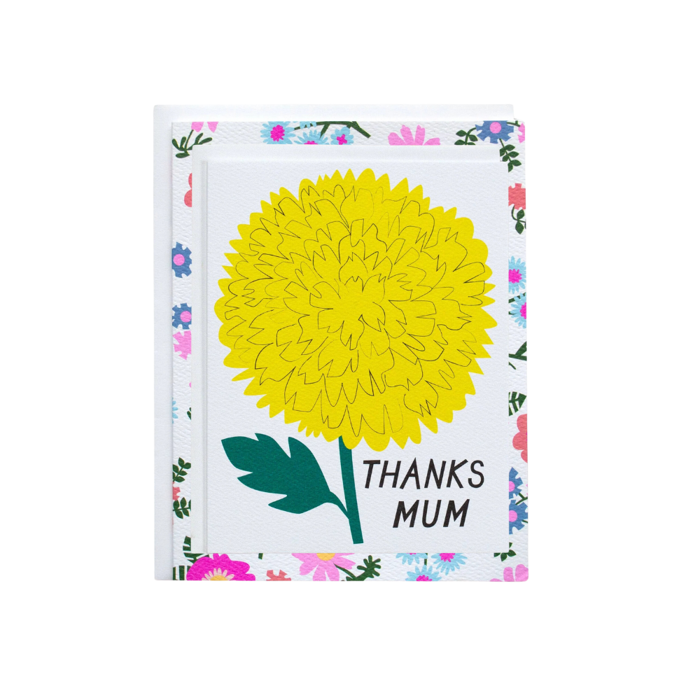 Twentyseven Toronto - Banquet Workshop Thanks Mum Chrysanthemum Card