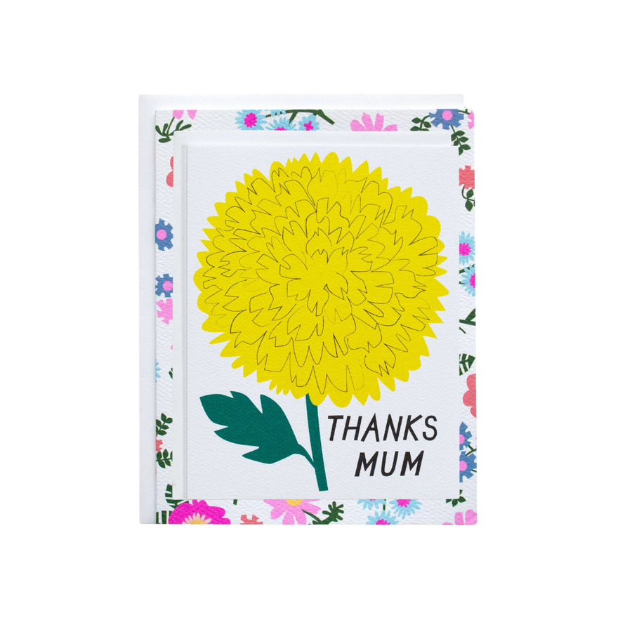 Twentyseven Toronto - Banquet Workshop Thanks Mum Chrysanthemum Card