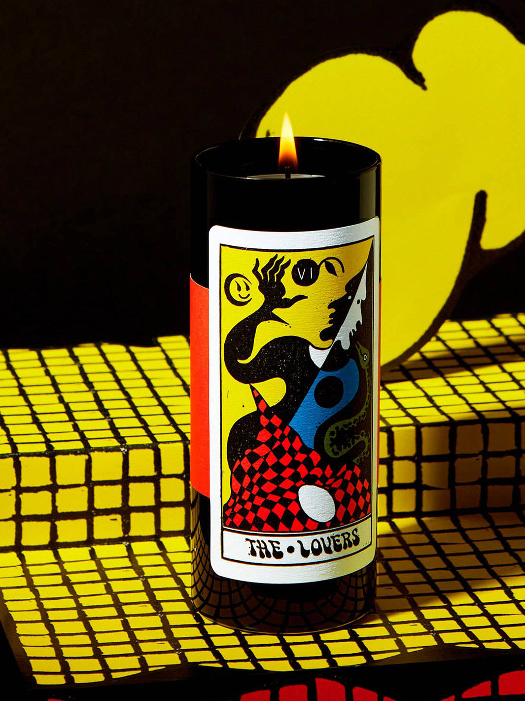 Tarot Candle - The Lovers (Blood Orange & Moss Romance)