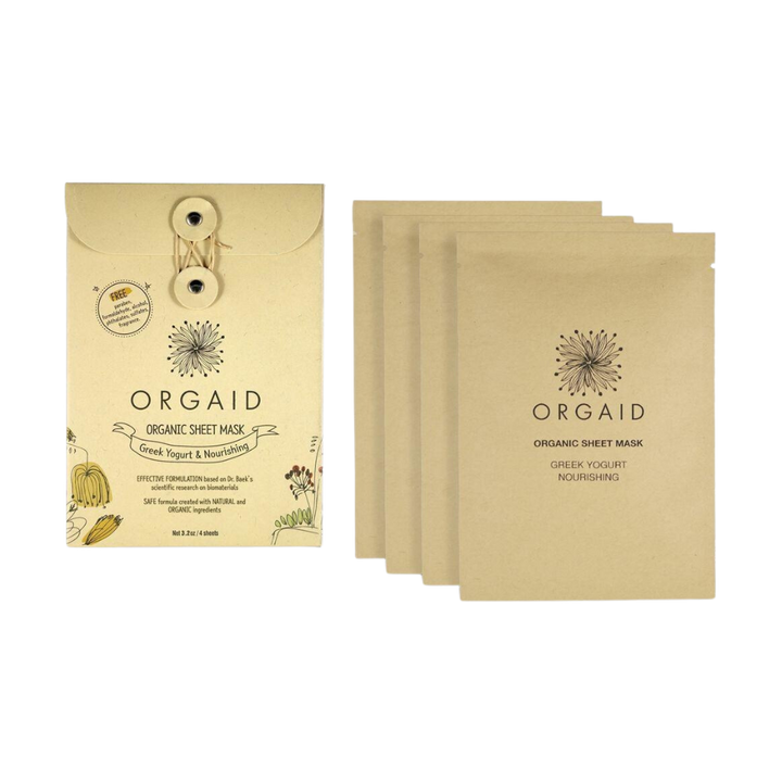 Twentyseven Toronto - ORGAID Greek Yogurt & Nourishing Organic Sheet Mask (4-Pack)