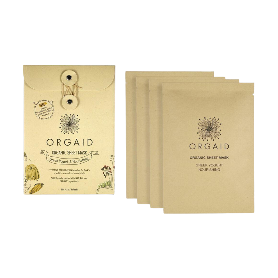 Twentyseven Toronto - ORGAID Greek Yogurt & Nourishing Organic Sheet Mask (4-Pack)