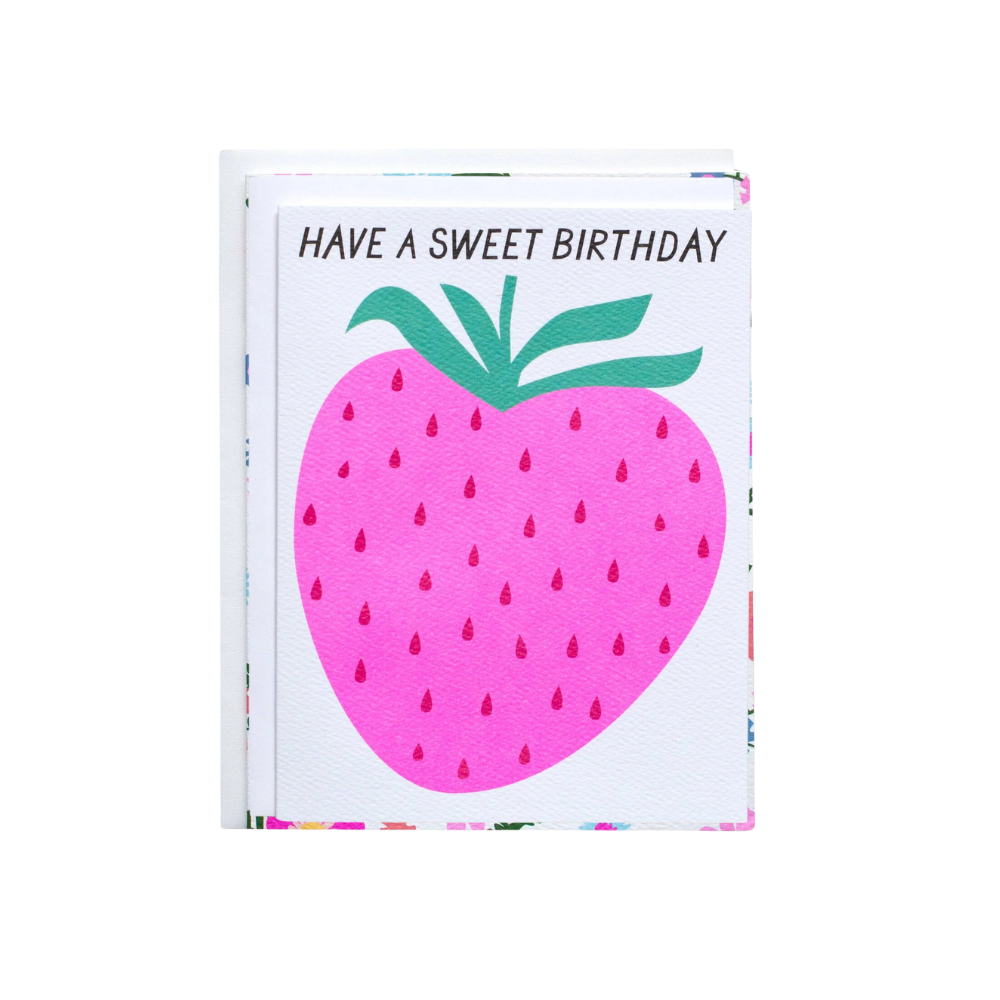 Twentyseven Toronto - Banquet Workshop Strawberry Sweet Birthday Card