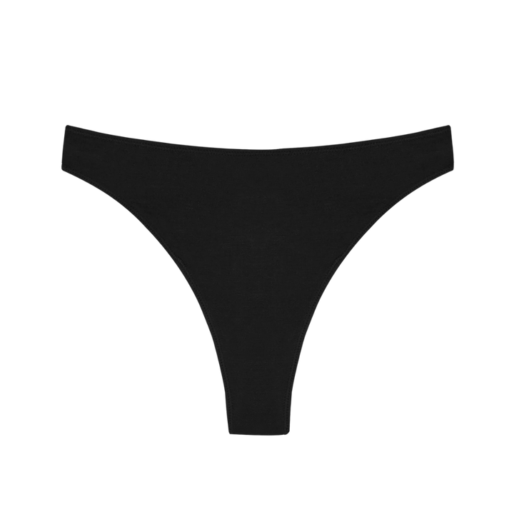 Twentyseven Toronto - Huha Underwear High Rise Thong - Black