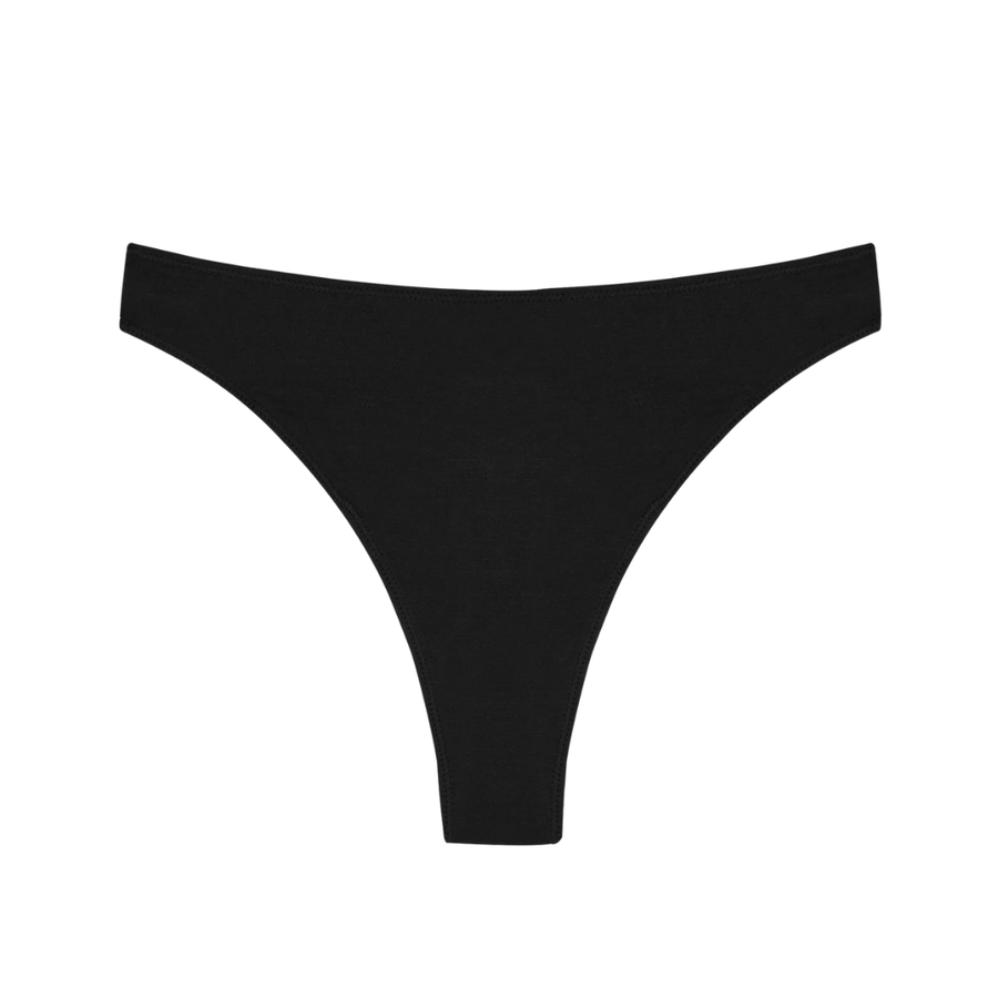 Twentyseven Toronto - Huha Underwear High Rise Thong - Black