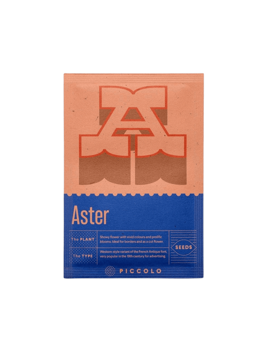 Piccolo Seeds A - Aster Seed Pack | Twentyseven Toronto