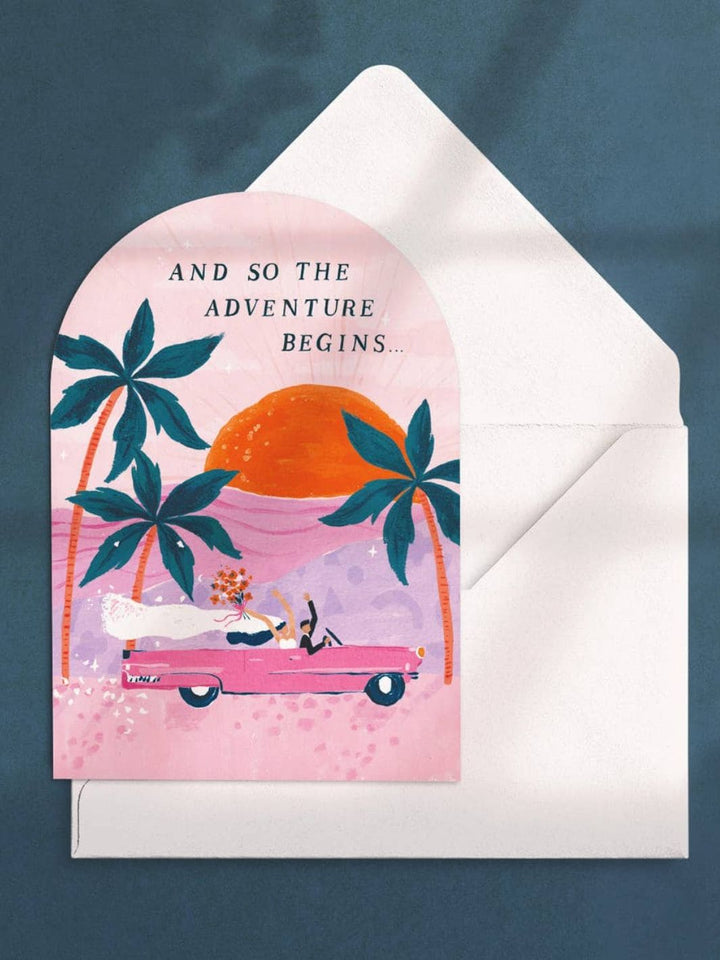 Sister Paper Co. Adventures Wedding Card | Bride & Groom Card | Wedding Cards | Twentyseven Toronto