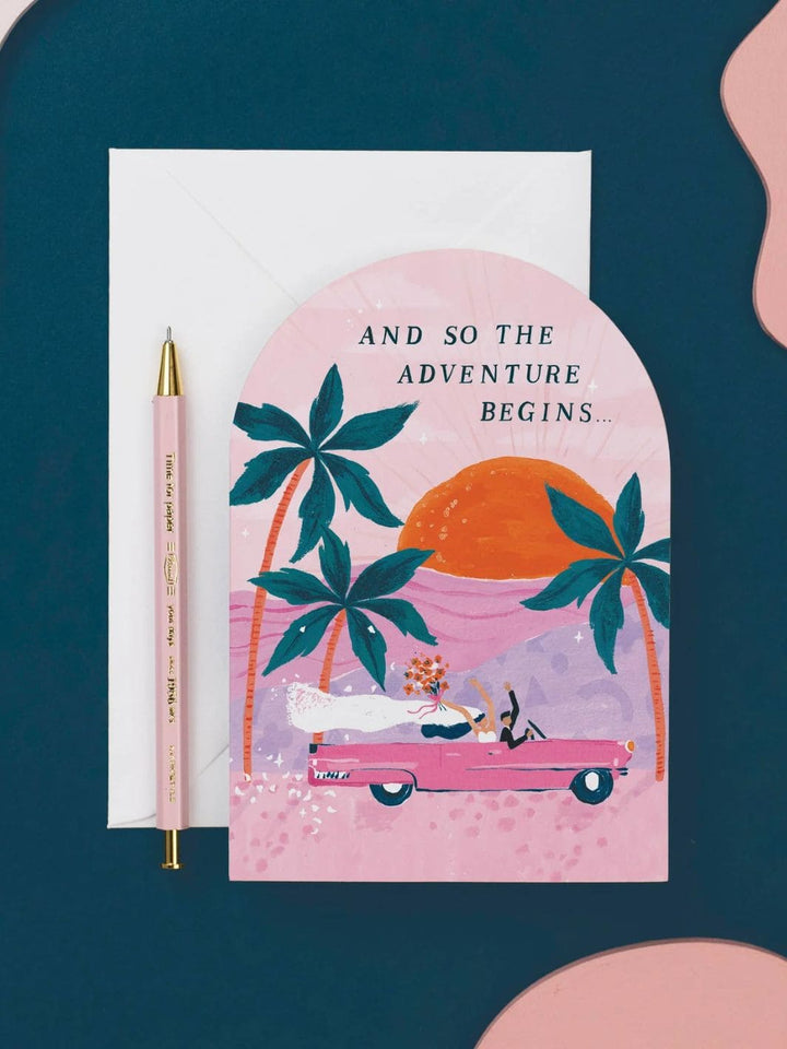 Sister Paper Co. Adventures Wedding Card | Bride & Groom Card | Wedding Cards | Twentyseven Toronto