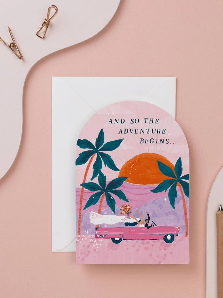 Sister Paper Co. Adventures Wedding Card | Bride & Groom Card | Wedding Cards | Twentyseven Toronto