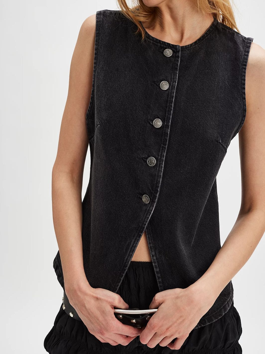 We the Free by Free People Aimee Vest - Black | Twentyseven Toronto