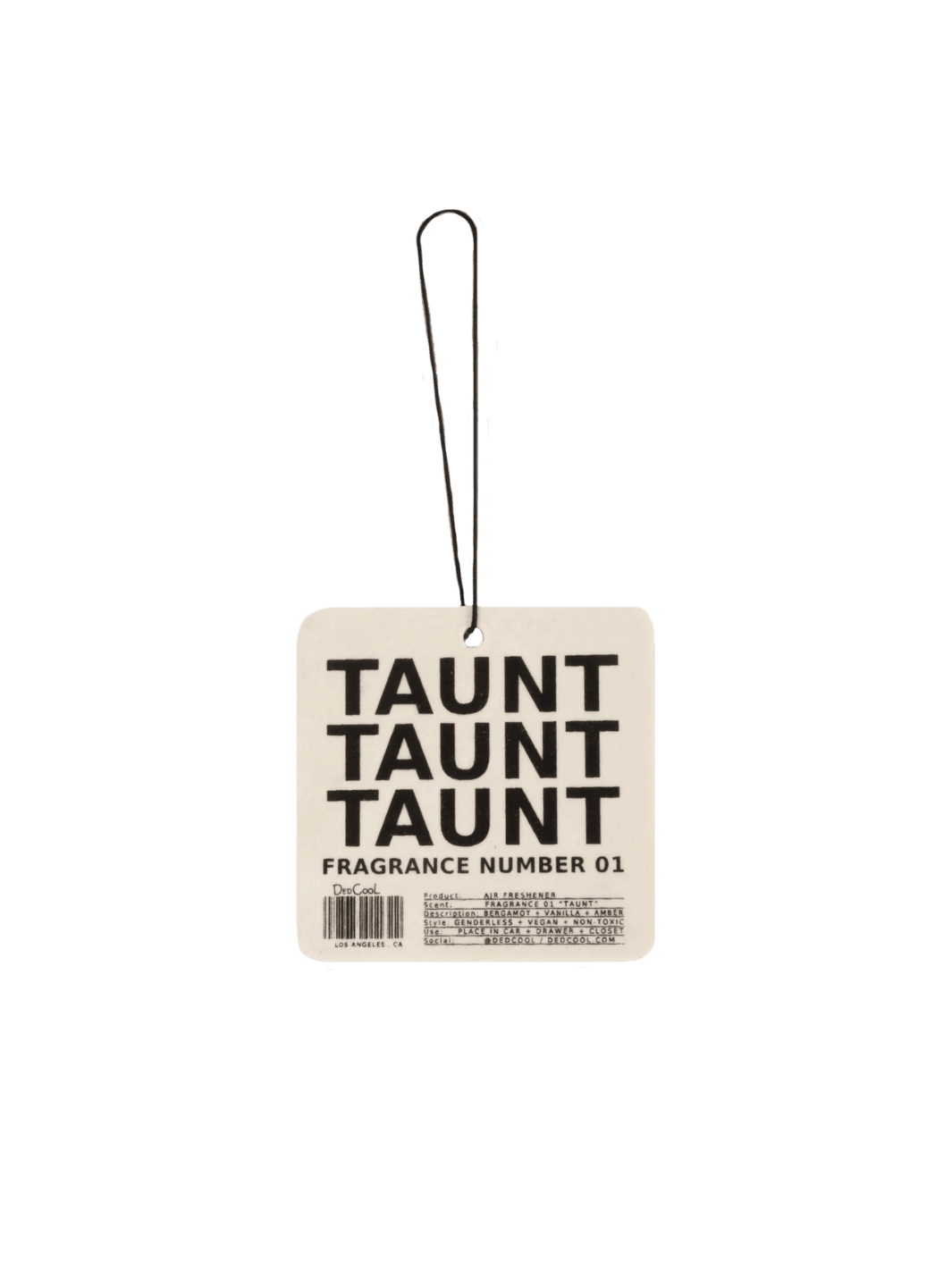 Dedcool Air Freshener 01 "Taunt" | Twentyseven Toronto