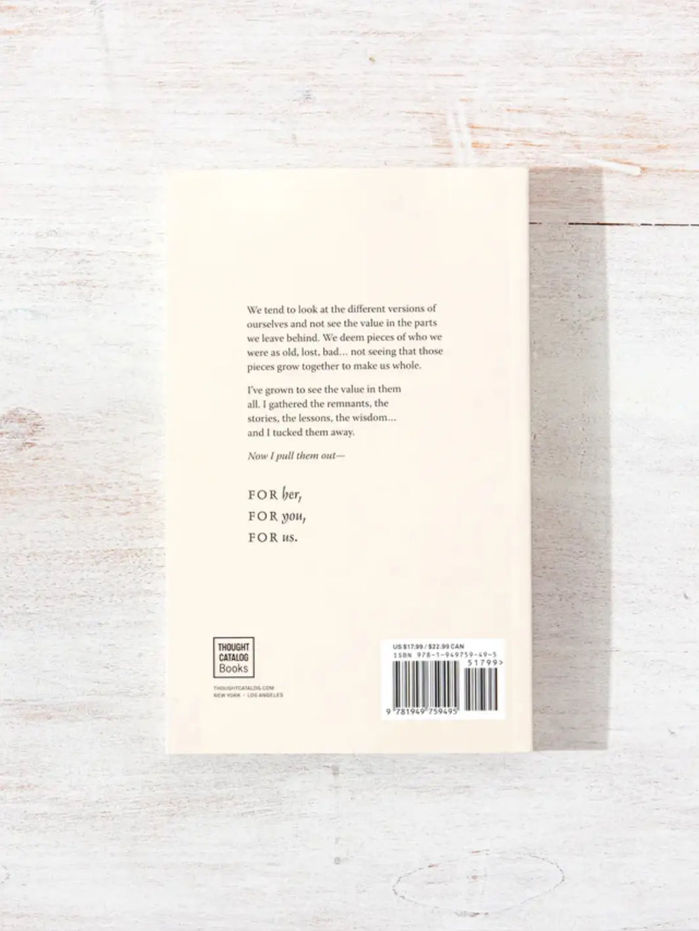 The back cover of the book All The Right Pieces by Nakeia Homer | Twentyseven Toronto
