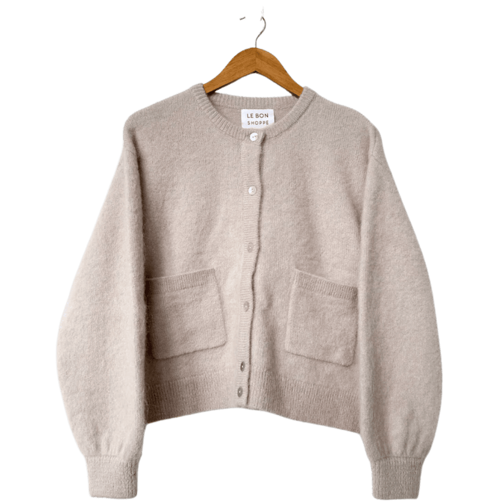 Le Bon Shoppe Amélie Alpaca Cardigan in Smoke | Twentyseven Toronto