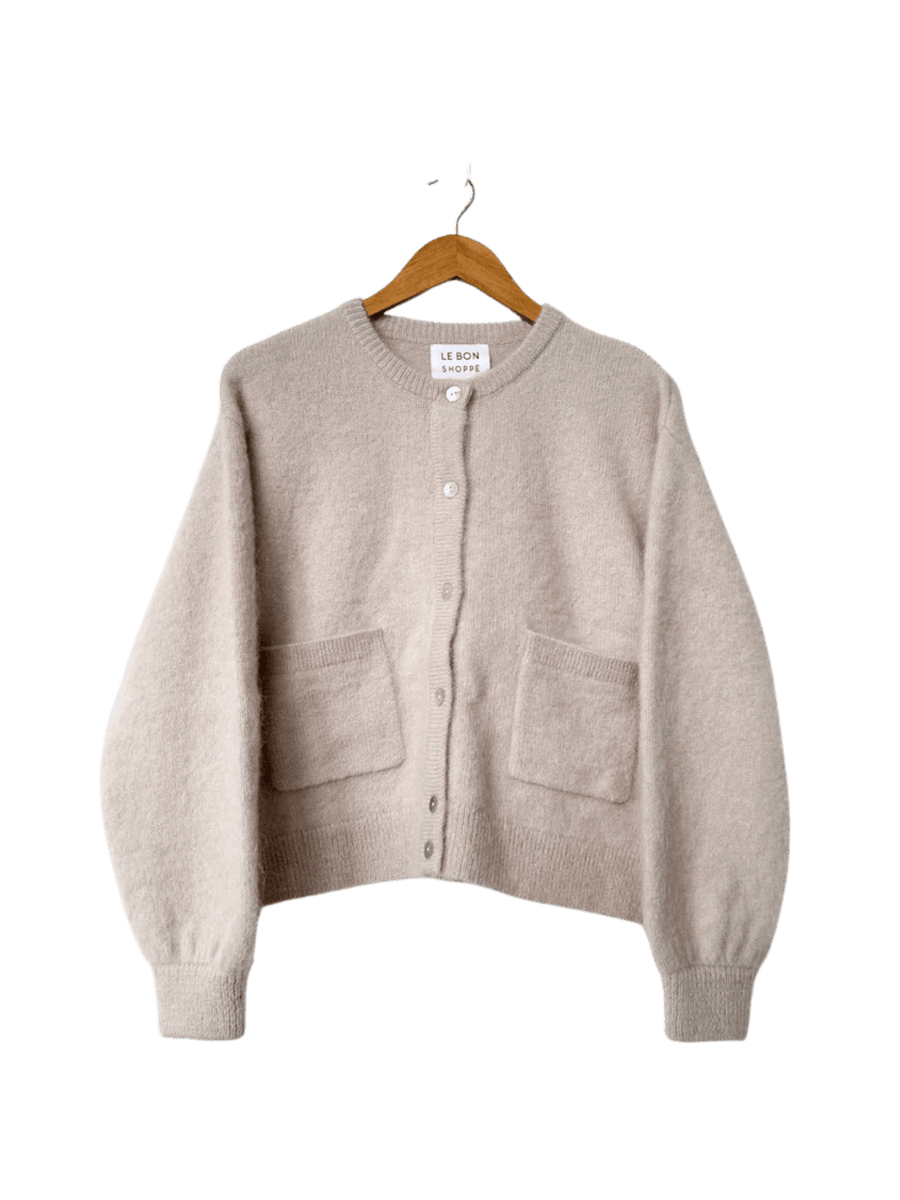 Le Bon Shoppe Amélie Alpaca Cardigan in Smoke | Twentyseven Toronto