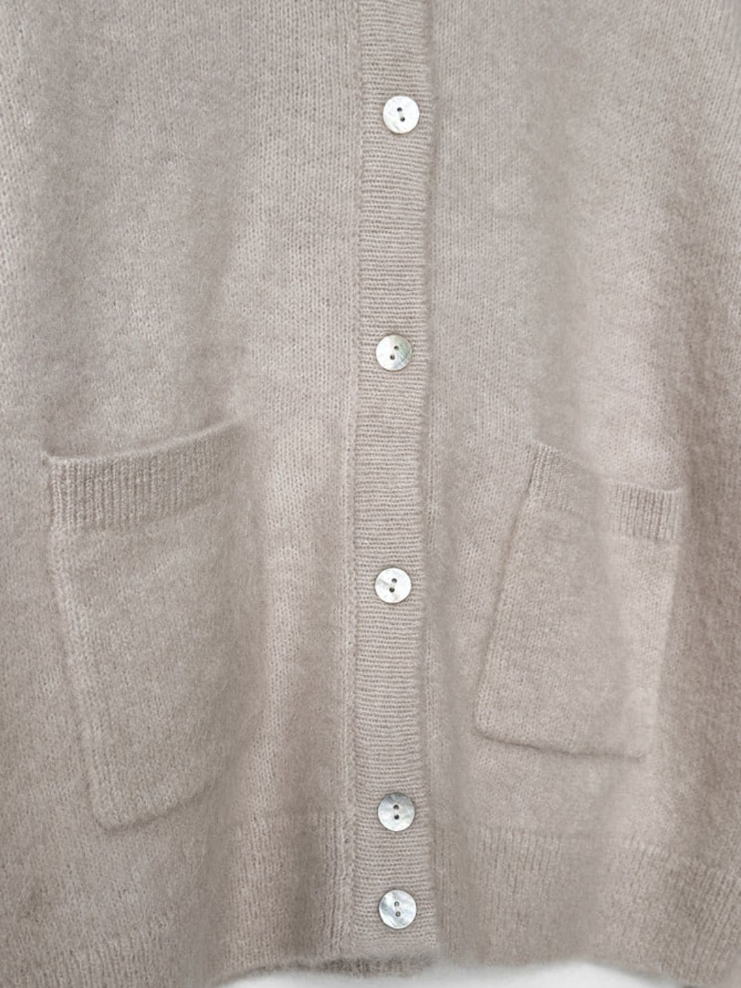 Le Bon Shoppe Amélie Alpaca Cardigan in Smoke | Twentyseven Toronto